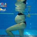 embarazada en natación