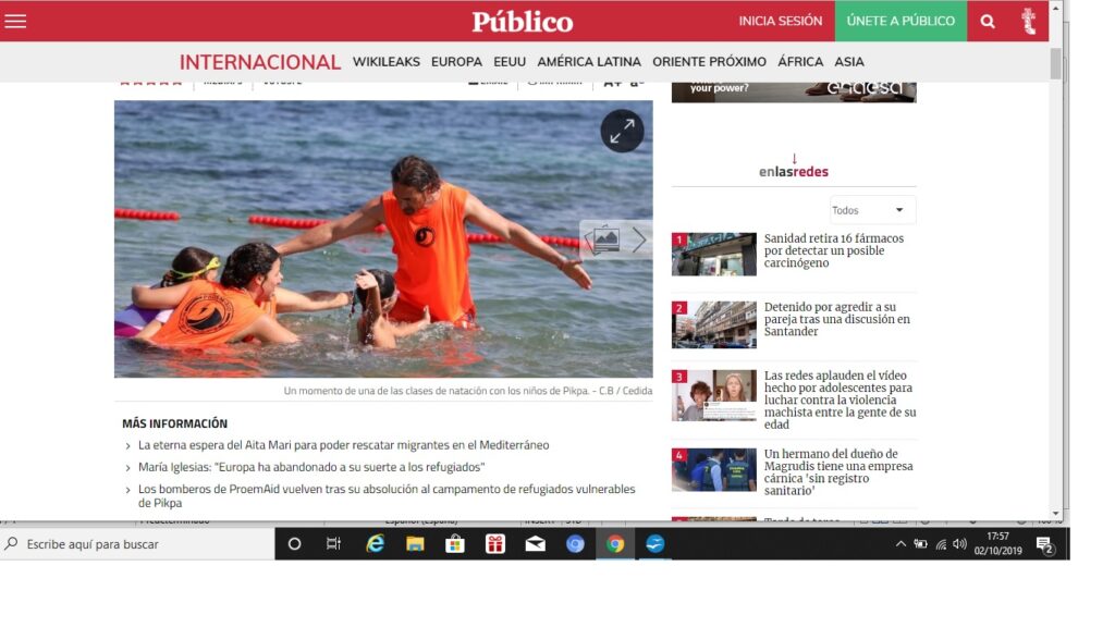 El periódico ‘Público’ destaca la labor de Jacobo Díaz-Jargüin en el Proyecto Agua de la ONG Proem-Aid