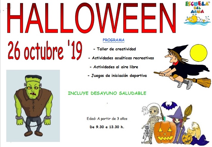 El 31 de octubre vive el Halloween más divertido con la Escuela del Agua